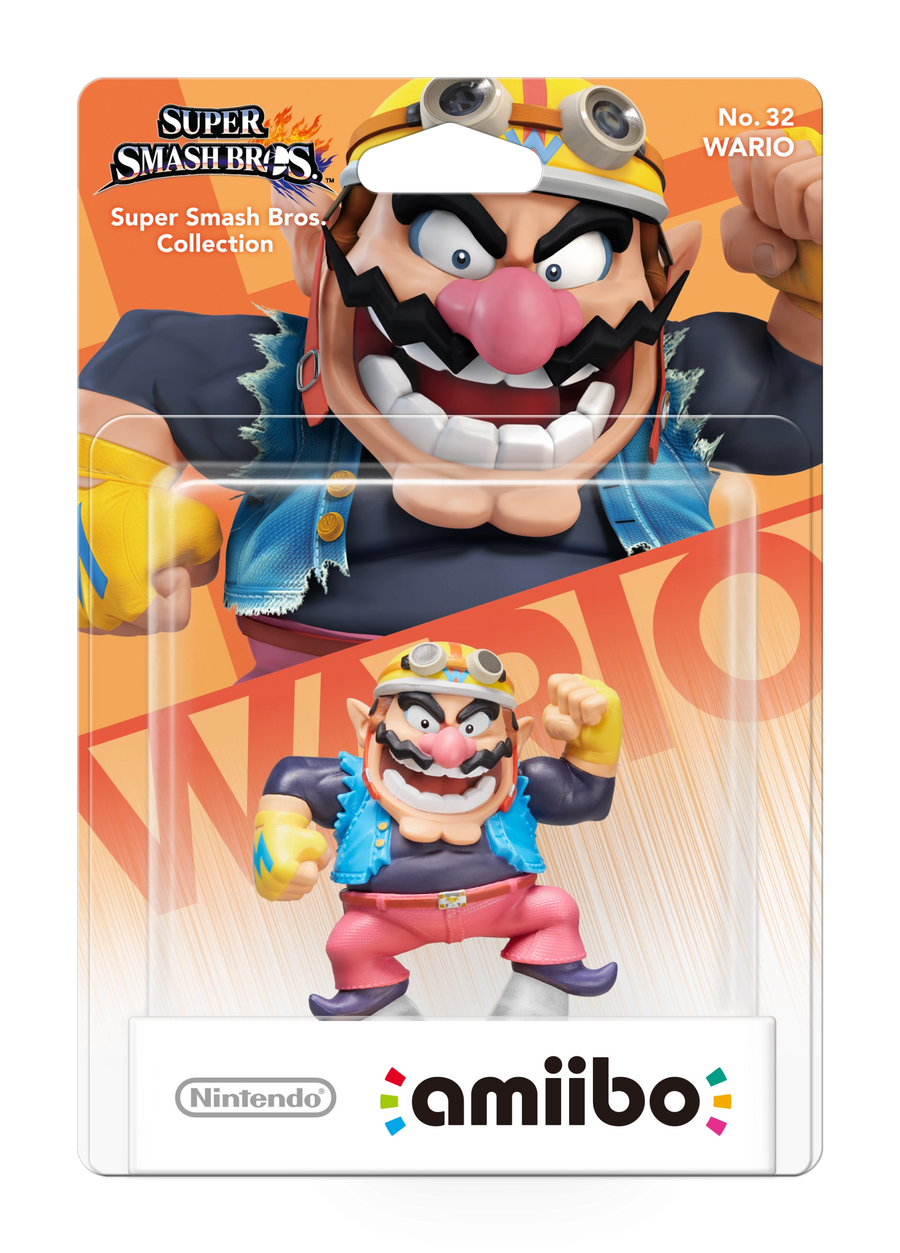 Amiibo-Wario (Nr. 32) - Super Smash Bros. series (Nieuw)