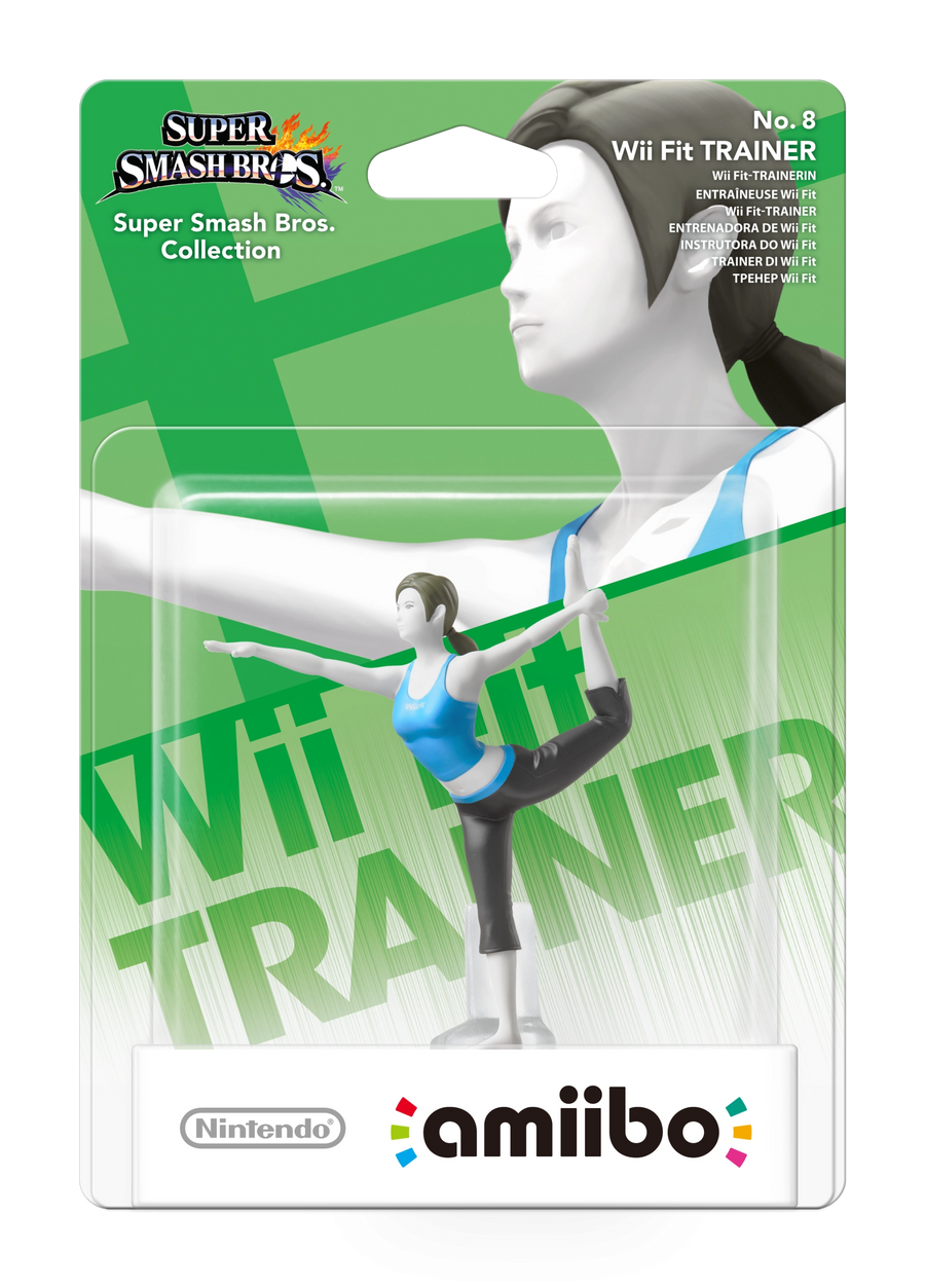 Amiibo-Wii Fit Trainer (Nr. 8) - Super Smash Bros. series (Nieuw)