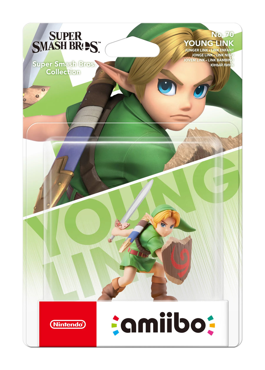 Amiibo-Young Link (Nr. 70) - Super Smash Bros. series (Nieuw)