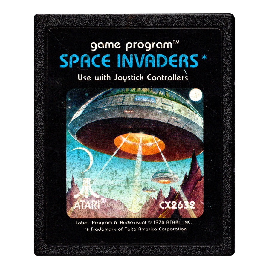 Atari 2600-Game Program Space Invaders (CX2632) (Losse Cassette) Tweedehands