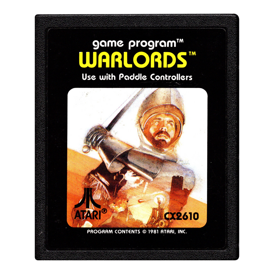 Atari 2600-Game Program Warlords (CX261) (Losse Cassette) Tweedehands
