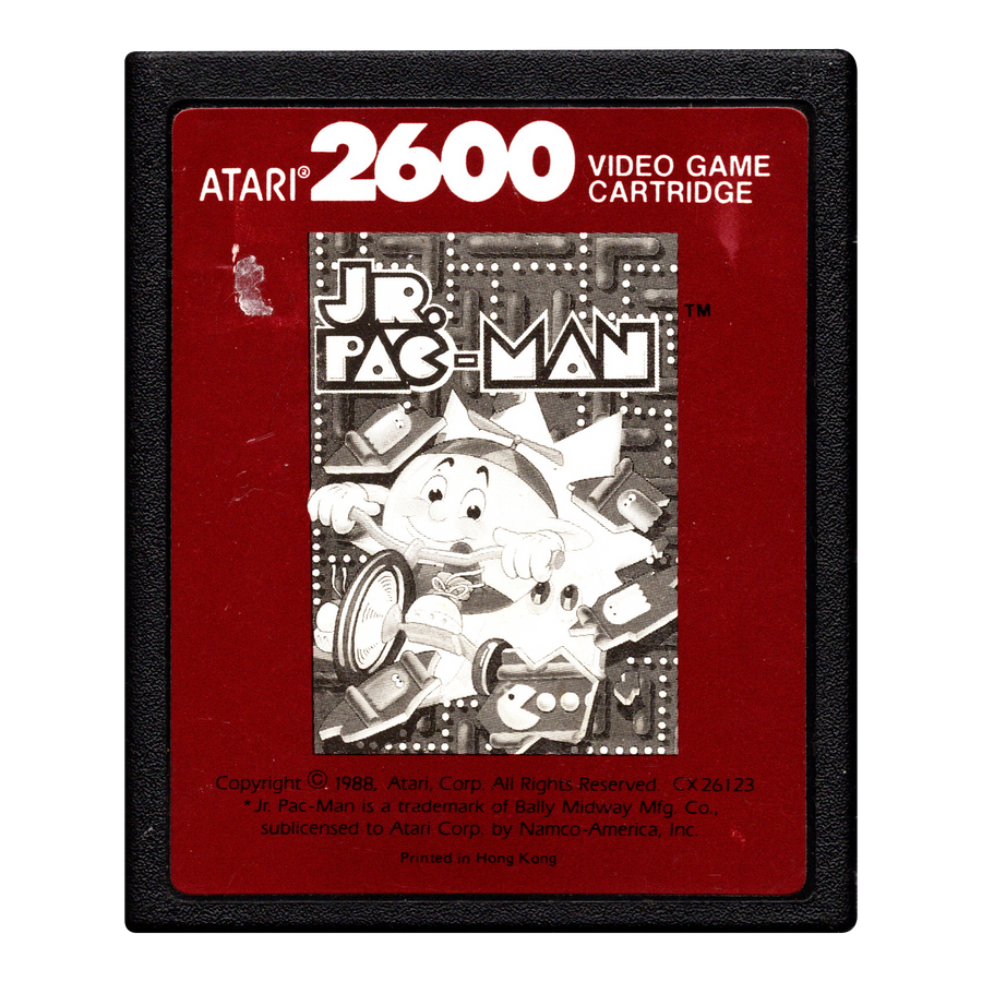 Atari 2600-Jr. Pac-Man (Losse Cassette) Tweedehands