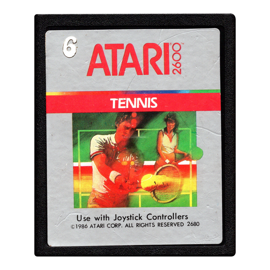 Atari 2600-Tennis (Losse Cassette) Tweedehands
