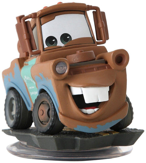 Disney Infinity Mater figuur, Takel uit Cars als bruine takelwagen op een donkere voet