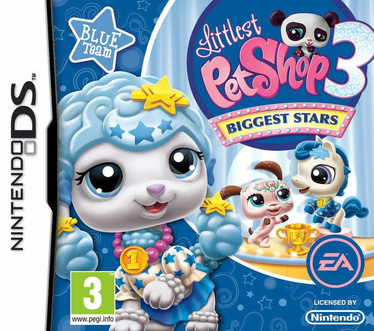 DS-Littlest Pet Shop 3: Biggest Stars - Blue Team Tweedehands