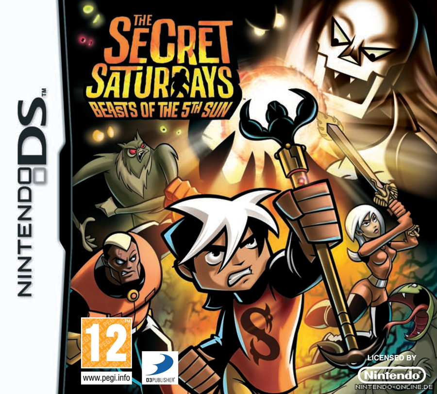 DS-The Secret Saturdays: Beasts of the 5th Sun Tweedehands