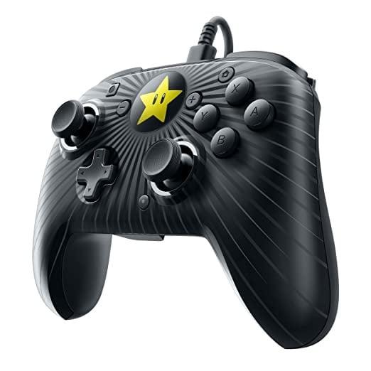 Faceoff-Pro Controller Wired / Bedraad - Super Mario Star Edition Tweedehands
