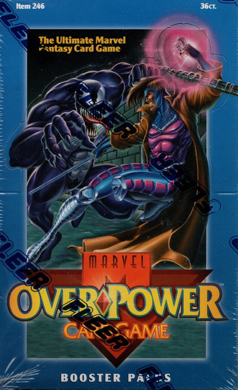 Fleer-Marvel Overpower Card Game Booster Box uit 1995 (36 boosters) Tweedehands
