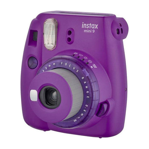 Fujifilm-Instax Mini 9 Instant Camera - Clear Purple / Paars Tweedehands