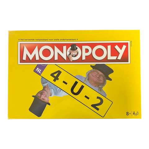 Hashbro-Monopoly Bordspel - 4-U-2 Special Edition - Zeer Zeldzaam (Nieuw)