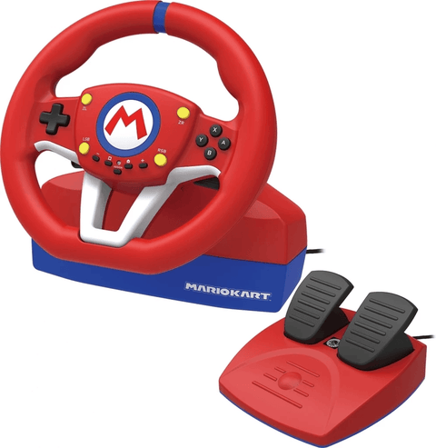 Hori-Mario Kart Racing Wheel Pro Mini + Pedalen voor Nintendo Switch Tweedehands