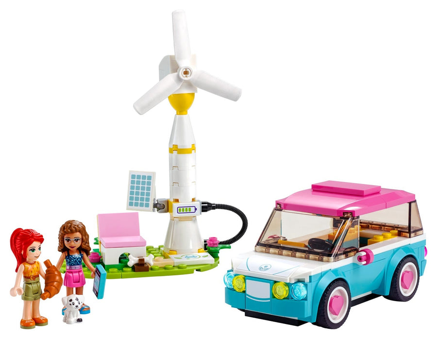 LEGO-Friends Olivia's Electric Car - 41443 (Compleet) Tweedehands