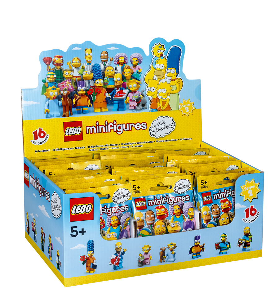 LEGO-Minifigures The Simpsons Serie 2 Display Incl. 60 Minifiguren - 6100812 (Nieuw In doos)-tweedehands
