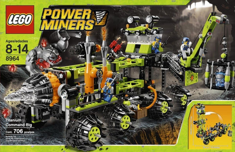 LEGO-Power Miners - Titanium Command Rig - 8964 (Nieuw)