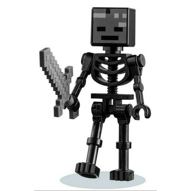 LEGO-Wither Skelet Minifiguur / Minifigure (Incl. Stenen Zwaard) Tweedehands