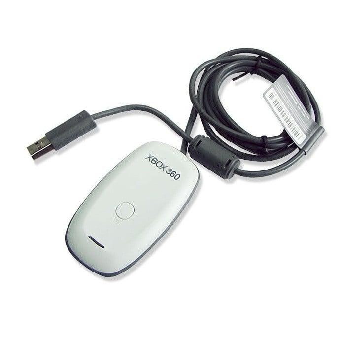 Microsoft-Wireless Receiver (Draadloze ontvanger) voor Xbox 360 - Wit Tweedehands