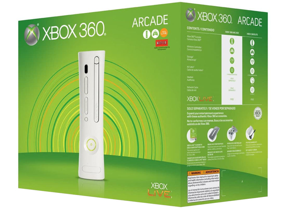 Microsoft-Xbox 360 Arcade Console (In doos) Tweedehands