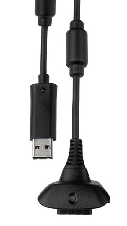 Microsoft-Xbox 360 Play & Charge Kabel - Zwart Tweedehands