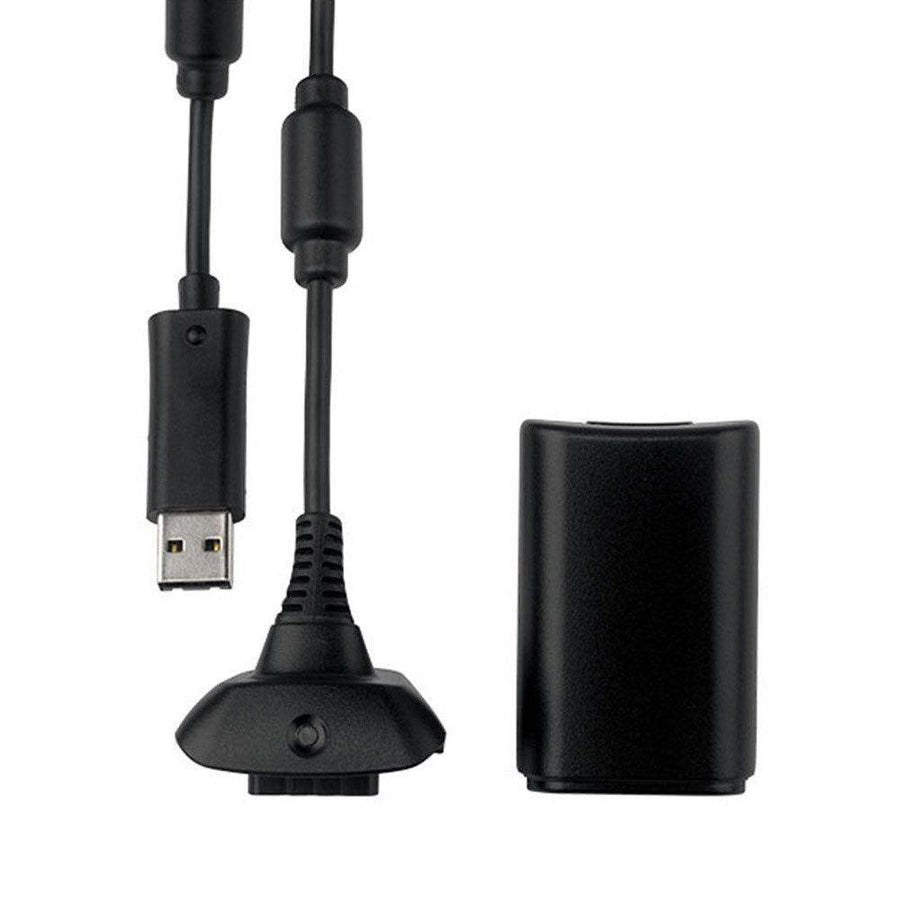 Microsoft-Xbox 360 Play & Charge - Zwart Tweedehands