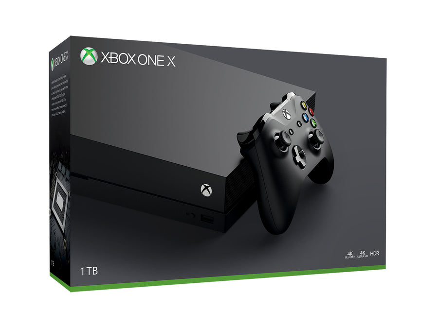 Microsoft-Xbox One X - 1 TB Console - Zwart (In doos) Tweedehands
