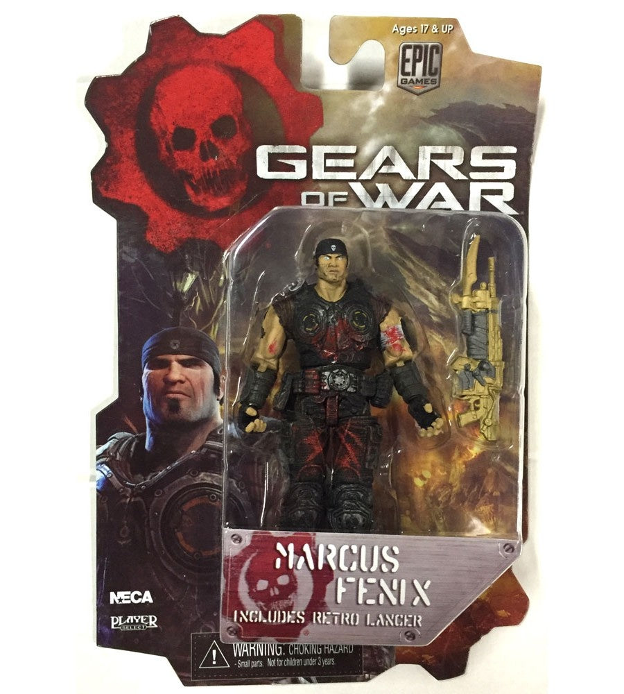 NECA-Marcus Fenix Gears of War Action Figure (Nieuw)