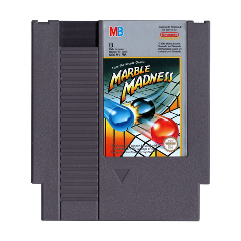 NES-Marble Madness (Losse Cassette) Tweedehands