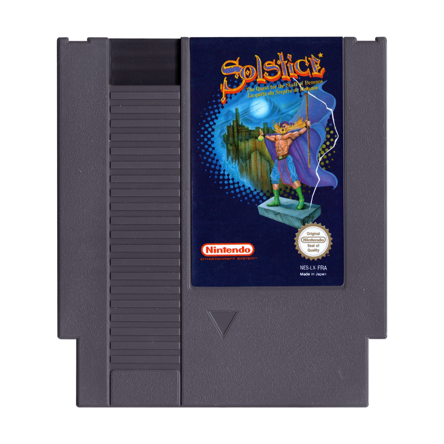 NES-Solstice - The Quest for the Staff of Demnos (Losse Cassette) Tweedehands