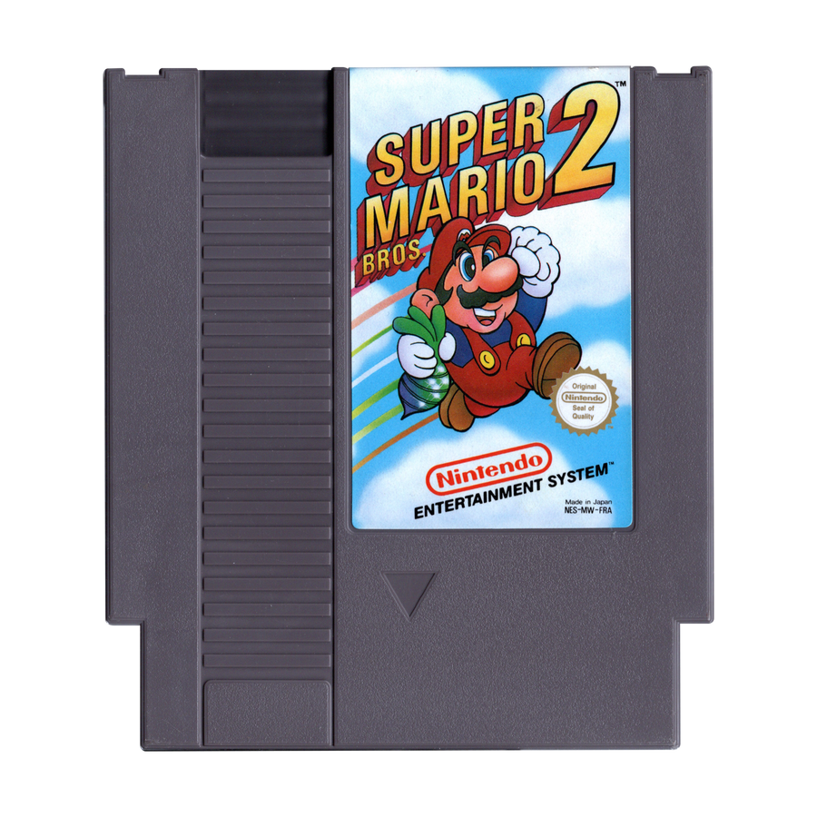 NES-Super Mario Bros 2 (Losse Cassette) Tweedehands