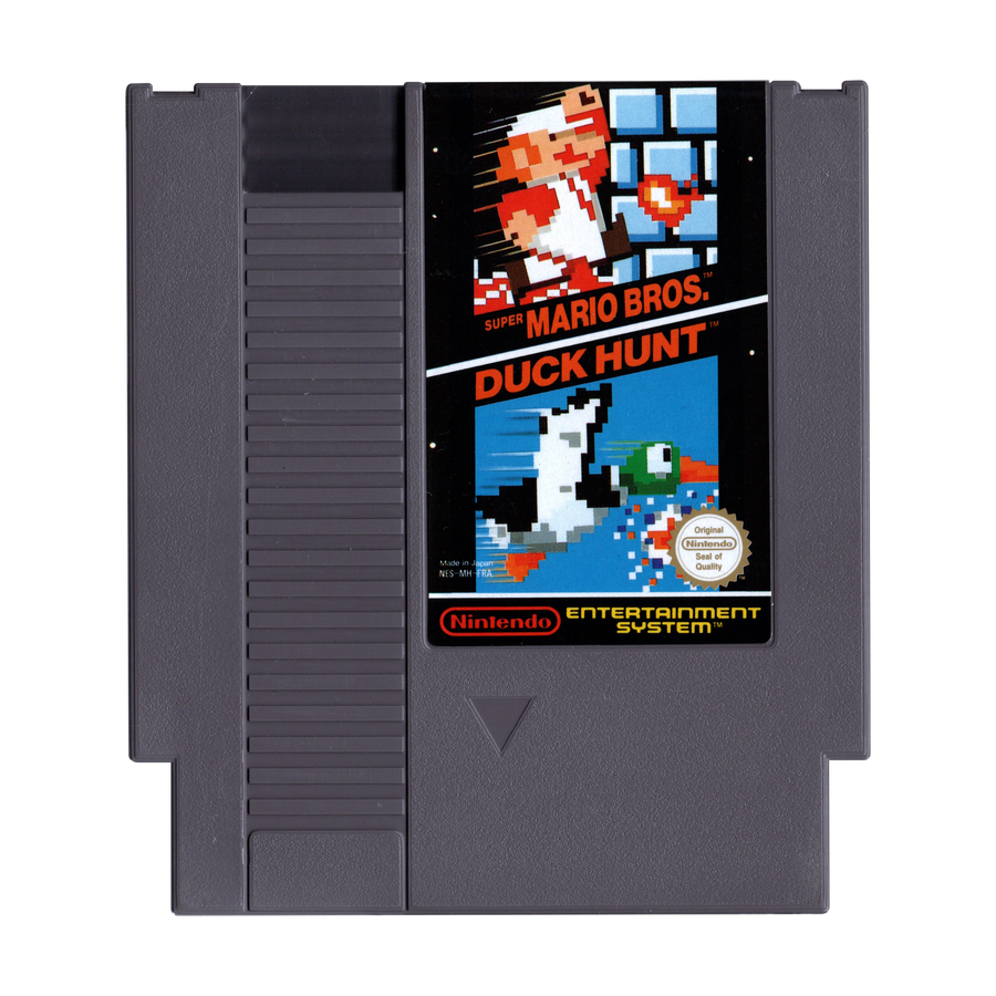NES-Super Mario Bros & Duck Hunt (Losse Cassette) Tweedehands