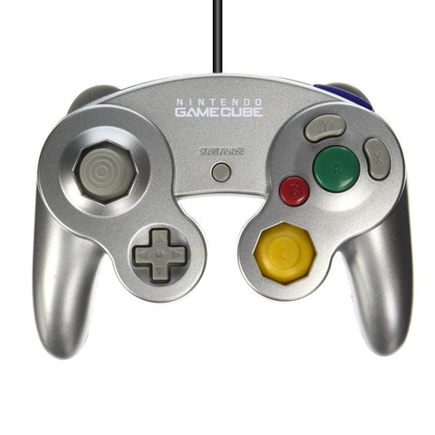 Nintendo-Gamecube Controller - Zilver (Platinum) Tweedehands