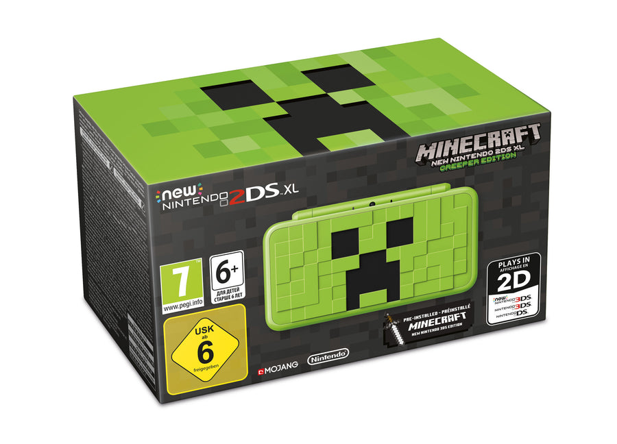 Nintendo-New 2DS XL Console - Minecraft Creeper Edition (in doos) Tweedehands