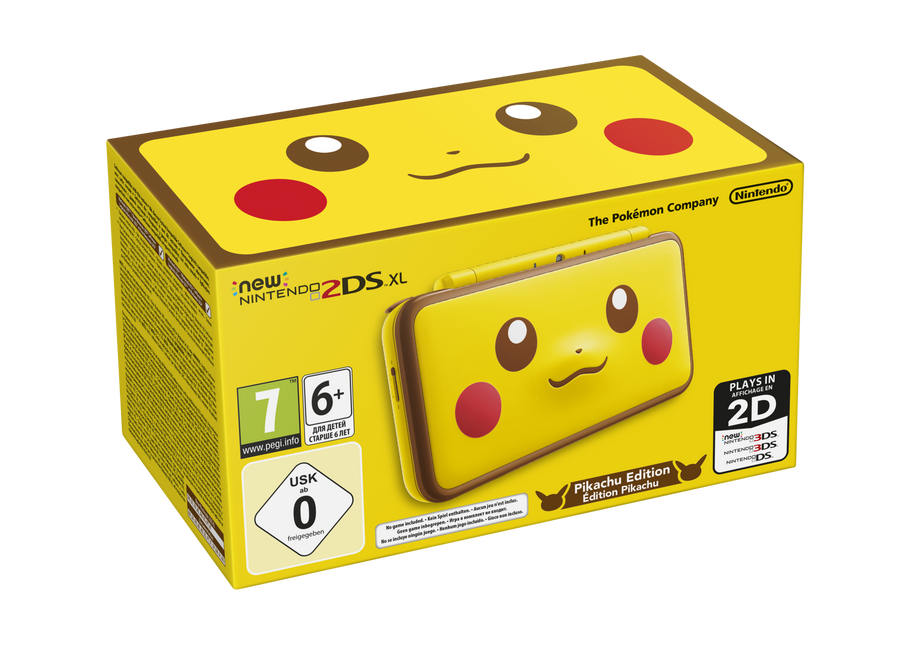 Nintendo-New 2DS XL Console - Pokemon Pikachu Edition (in doos) Tweedehands
