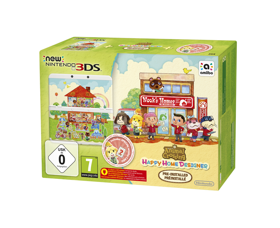 Nintendo-New 3DS Console - Animal Crossing Happy Home Designer Edition (Nieuw in doos)-tweedehands