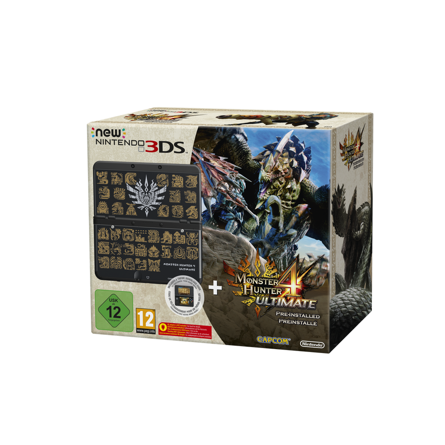 Nintendo-New 3DS Console - Monster Hunter 4 Ultimate (In doos) Tweedehands