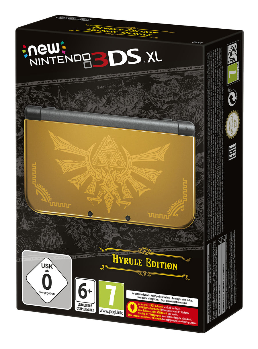 Nintendo-New 3DS XL Console - Hyrule Edition (in doos) Tweedehands