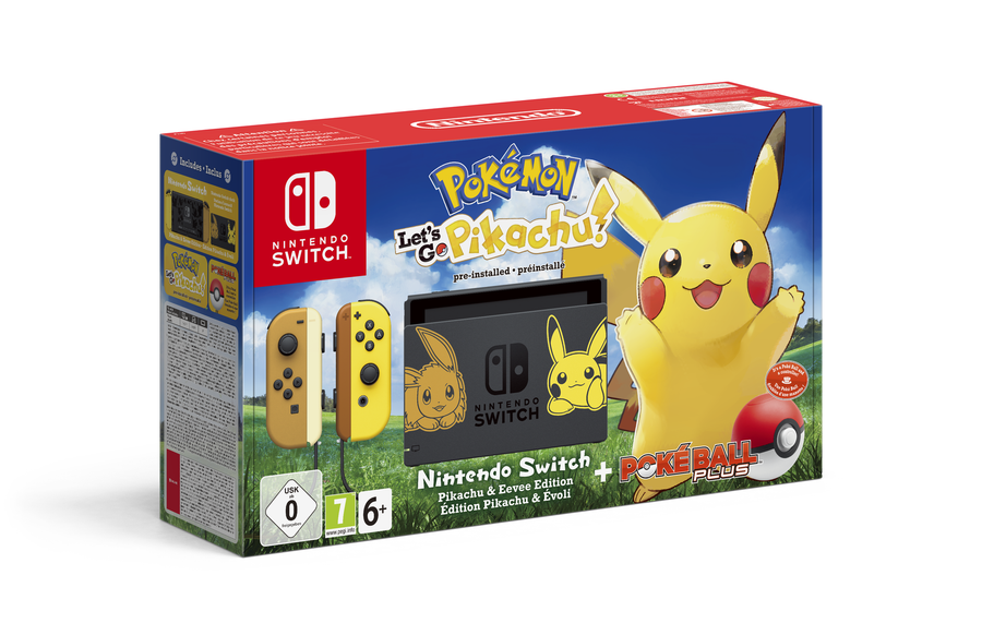 Nintendo-Switch Console Set - Let's Go Pikachu Bundel (In doos) Tweedehands
