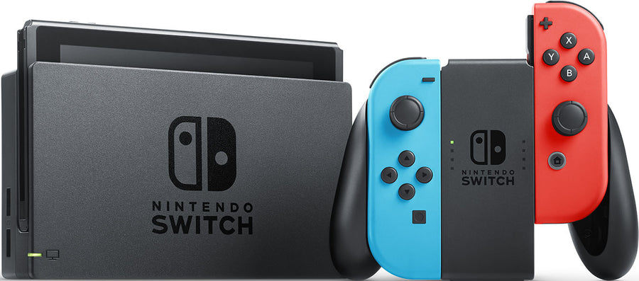 Nintendo-Switch Console Set V2 - Blauw/Rood Tweedehands