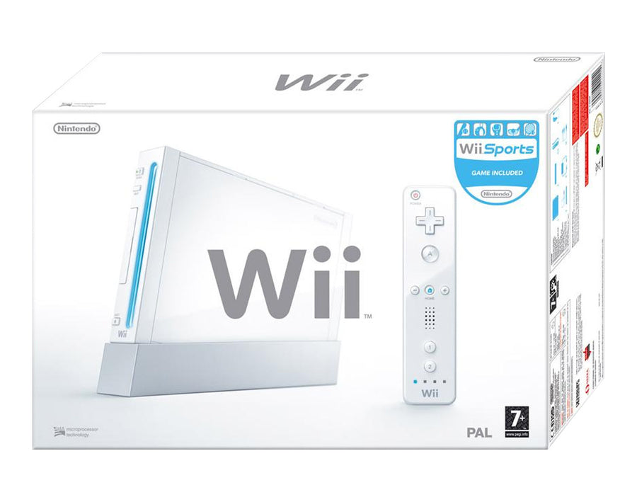 Nintendo-Wii Console - Wit + Wii Sports bundel (in doos) Tweedehands