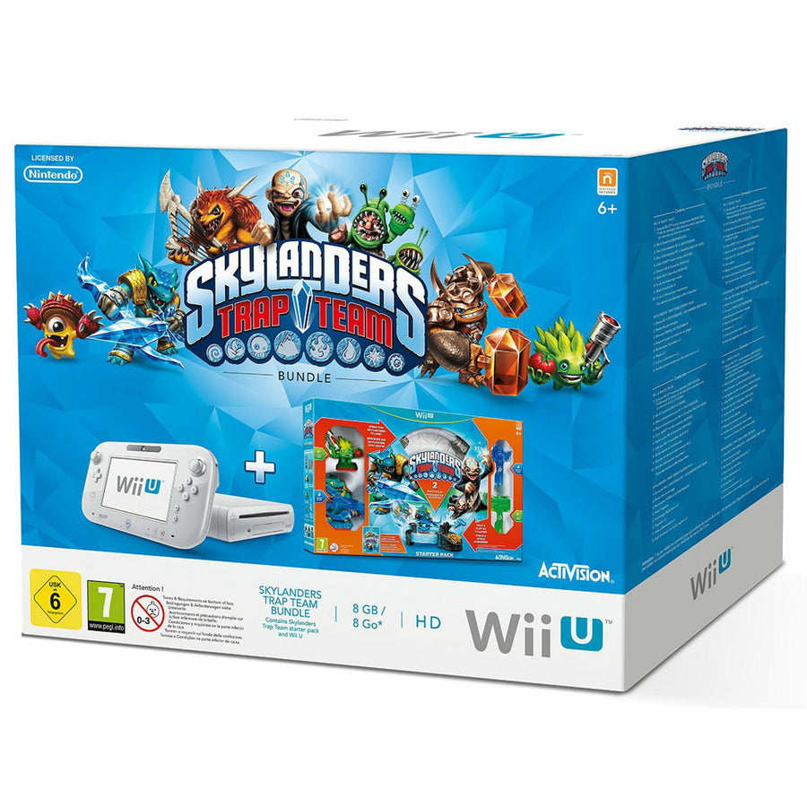 Nintendo-Wii U Console incl. Gamepad - Wit + Trap Team Bundel (In doos) Tweedehands