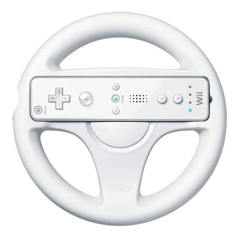Nintendo-Wii Wheel - Wit Tweedehands