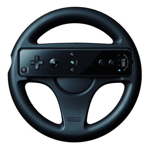 Nintendo-Wii Wheel - Zwart Tweedehands