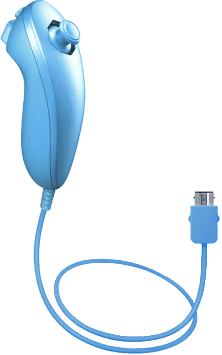 Nintendo-Wii / Wii U Nunchuk - Blauw (Nunchuck) Tweedehands