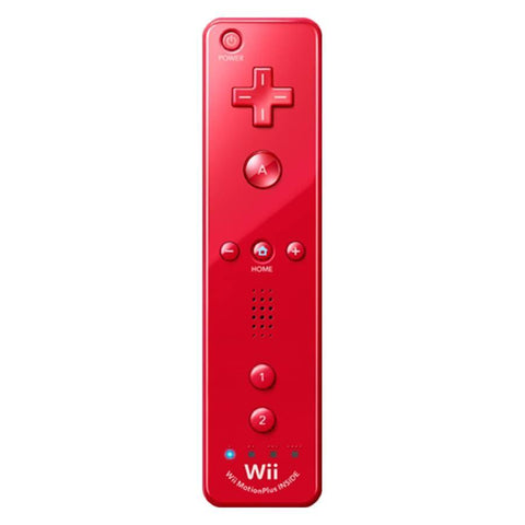 Nintendo-Wii / Wii U Remote Motion Plus - Rood (Controller) Tweedehands