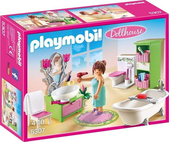 Playmobil-Vintage Badkamer Dollhouse - 5307 (Nieuw)