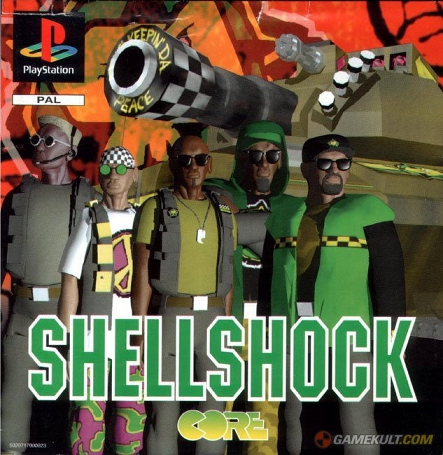 Playstation 1-Shellshock Tweedehands