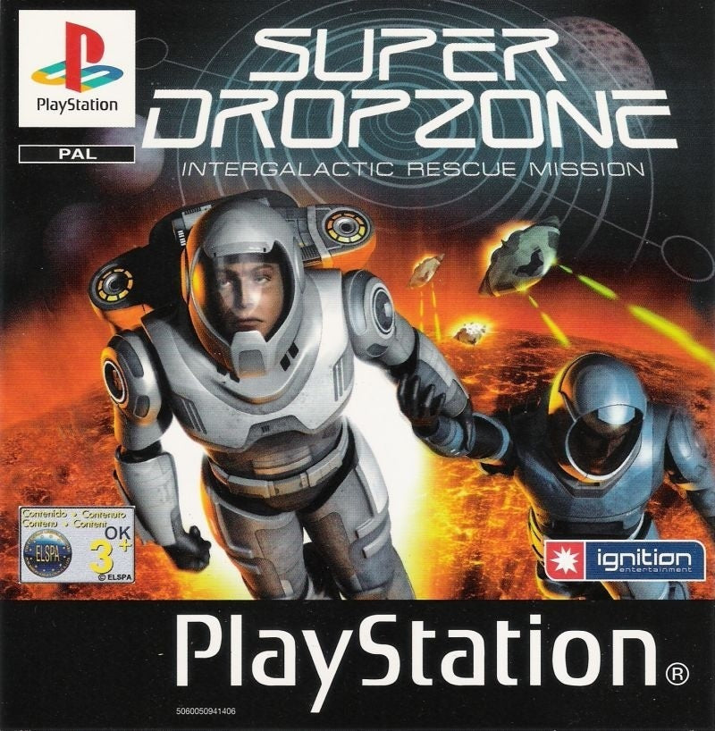 Playstation 1-Super Dropzone Tweedehands