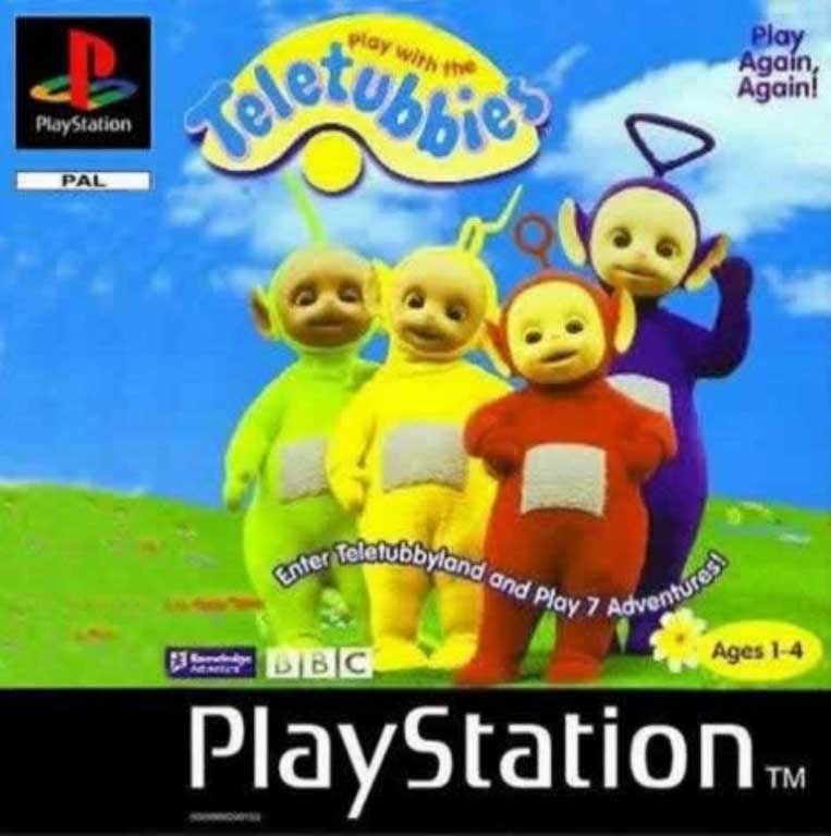 Playstation 1-Teletubbies Tweedehands