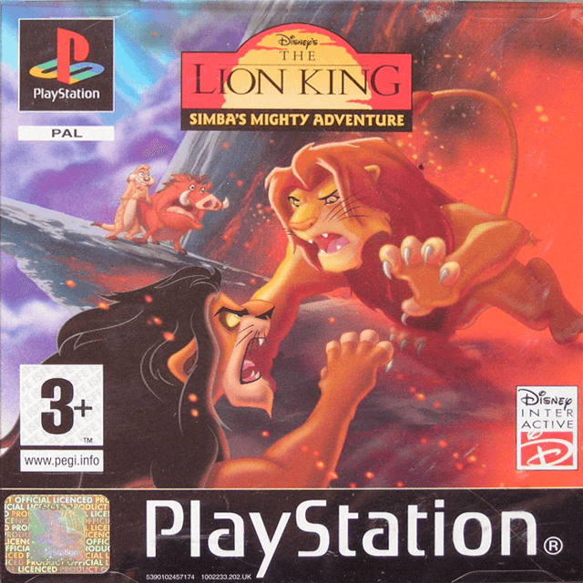 Playstation 1-The Lion King: Simba's Mighty Adventure Tweedehands
