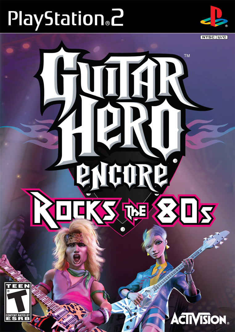 Playstation 2-Guitar Hero Encore: Rocks The '80s Tweedehands