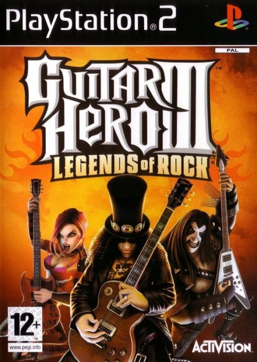 Playstation 2-Guitar Hero III: Legends of Rock Tweedehands